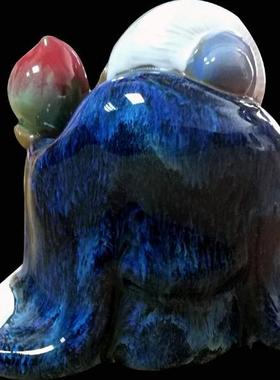 生日贺寿礼品摆件陶瓷佛像寿星公南极仙翁客厅家居饰品玄关摆设