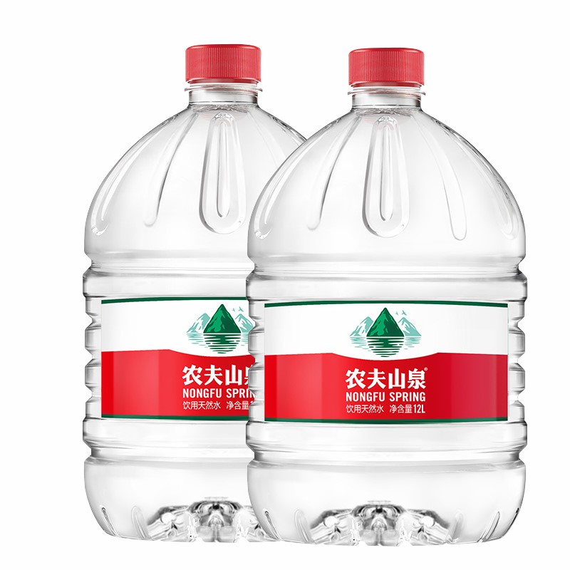 农夫山泉12L*5桶大瓶桶装天然水12升饮用水非矿泉水整箱特价批发 - 图0