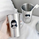 Original cartoon stainless steel mouthwash cup