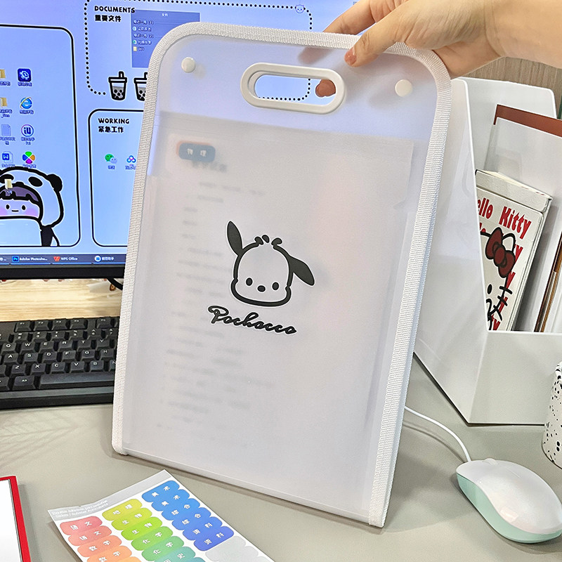 A4手提文件夹风琴包学生专用试卷收纳册大容量ins高颜值试卷资料,淘宝优惠券,粉丝福利购,淘宝优惠卷