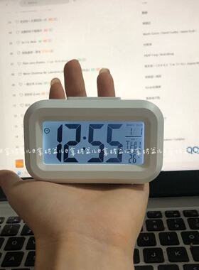 闹钟学生用带夜光床头简约创意电子钟多功能小时钟宿舍闹铃贪睡钟