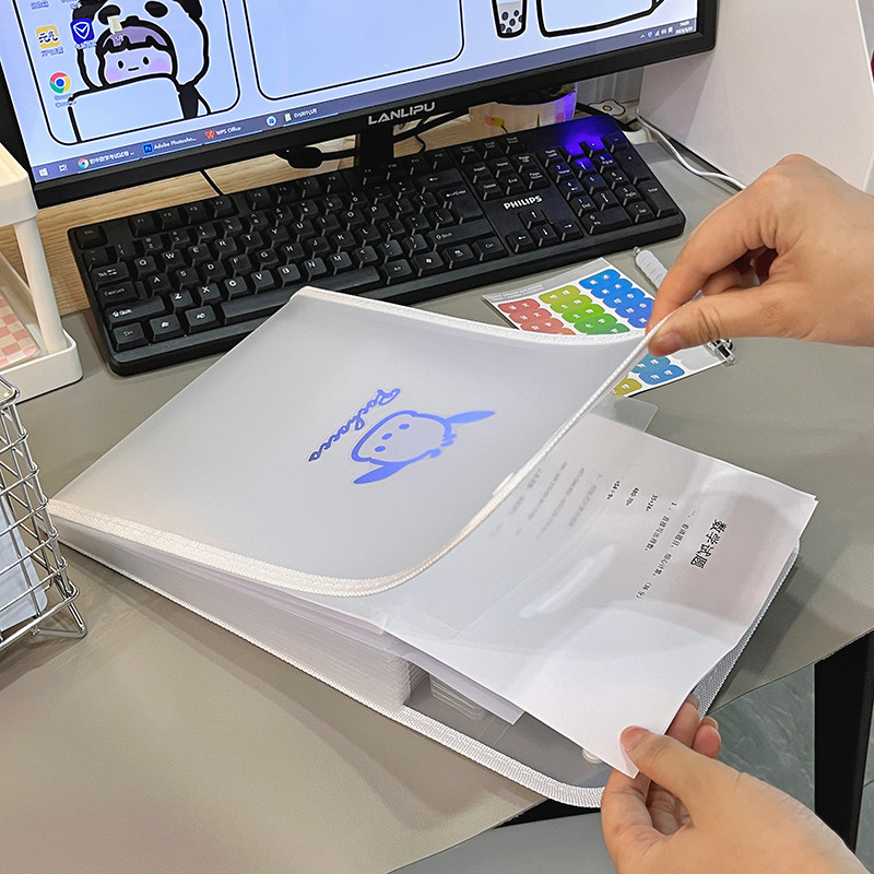 A4手提文件夹风琴包学生专用试卷收纳册大容量ins高颜值试卷资料,淘宝优惠券,粉丝福利购,淘宝优惠卷