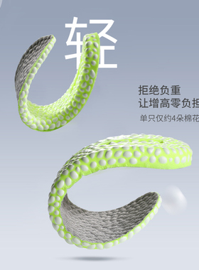 爆米花踩屎感增高鞋垫，小个子