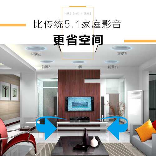 德国柏林之声音效吸顶家庭影院5.1音响套装电视大功率重低音无线 - 图1