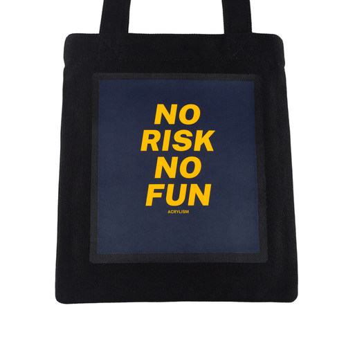 #0096# 迷你 no risk no fun 手提袋 mini bag by ACRYLISM - 图0