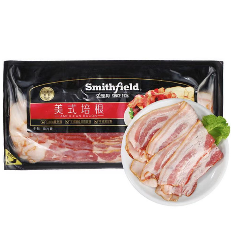 American Bacon史蜜斯生制美式培根早餐手抓饼烟肉片Smithfield - 图3