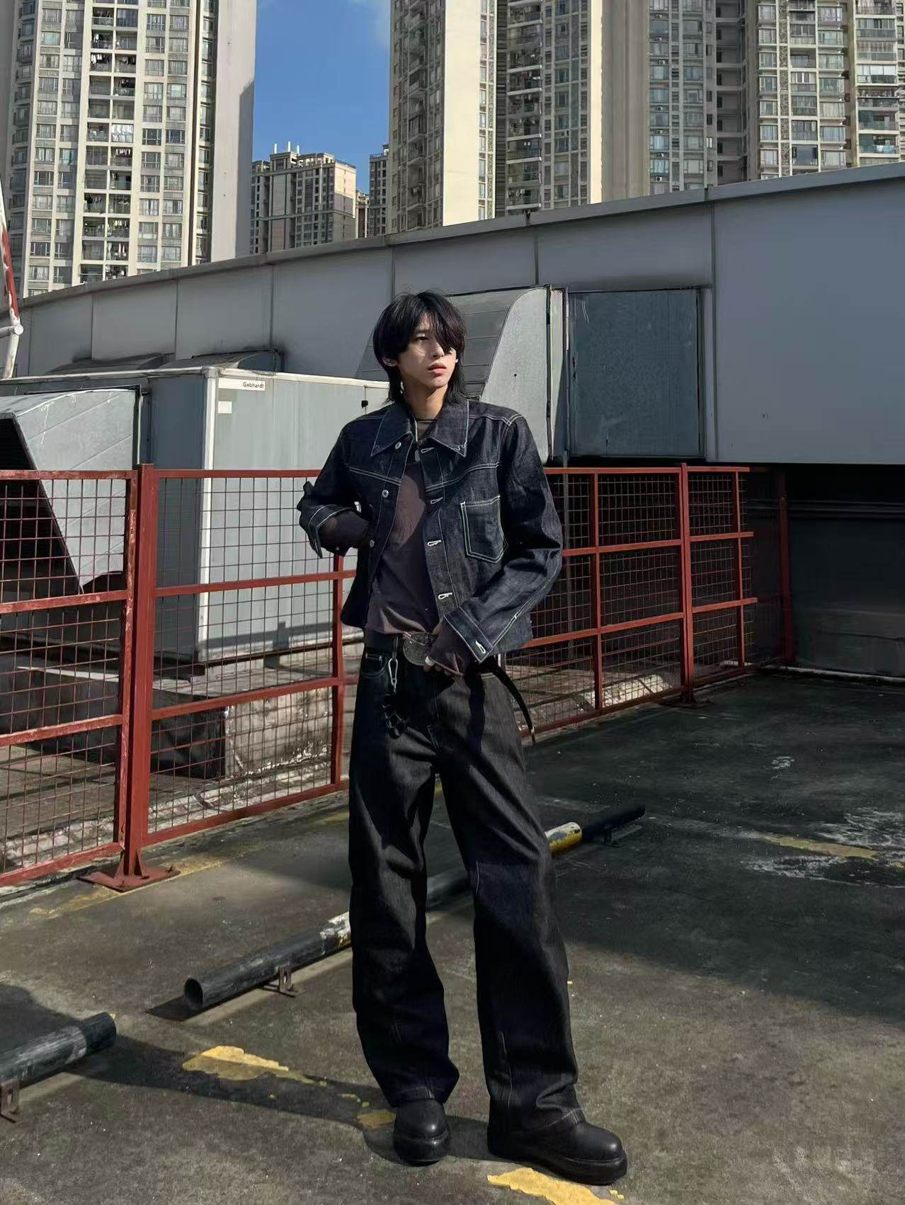 Einsamer Richer 青光十字架刺绣原牛百搭微喇牛仔裤通勤神裤,淘宝优惠券,粉丝福利购,淘宝优惠卷