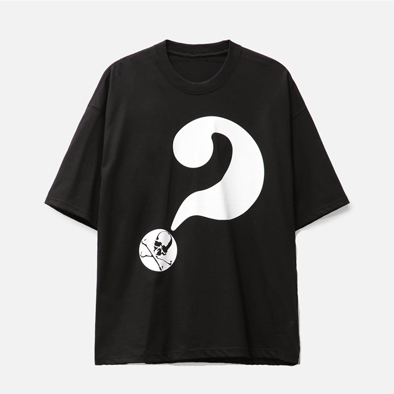 2023夏MASTERMIND JAPAN问题方方正正的T恤QUESTION BOXY T-SHIRT-图3