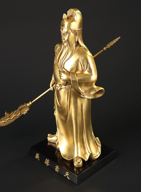 九龙关公招财供奉摆件