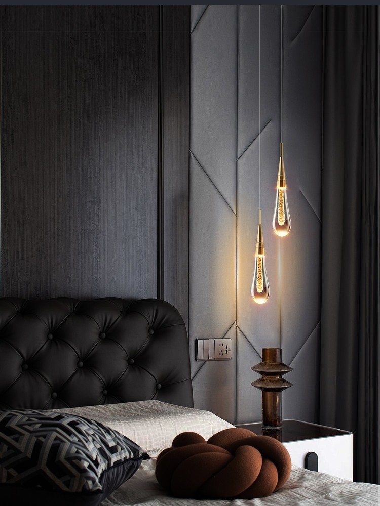 轻奢卧室床头小吊灯吧台前台过道水晶灯电视背景墙网红装饰射灯,淘宝优惠券,粉丝福利购,淘宝优惠卷