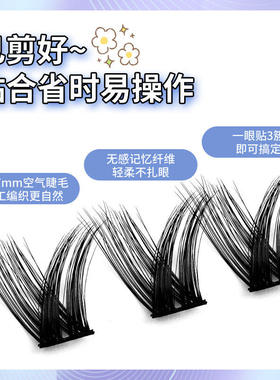 Double pointed VV style V-shaped thick false eyelashes假睫毛