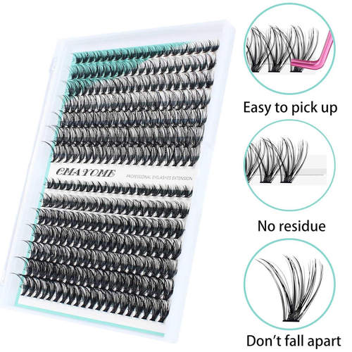 30D40D false eyelashes 9-16mm thick curled D-curve - 图2
