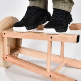 Высокий стул сплошной древесина высокого табурета Используйте бар с бревенчатым стулом для барных табурет, стулья, домашние обеденные столы и табуретки