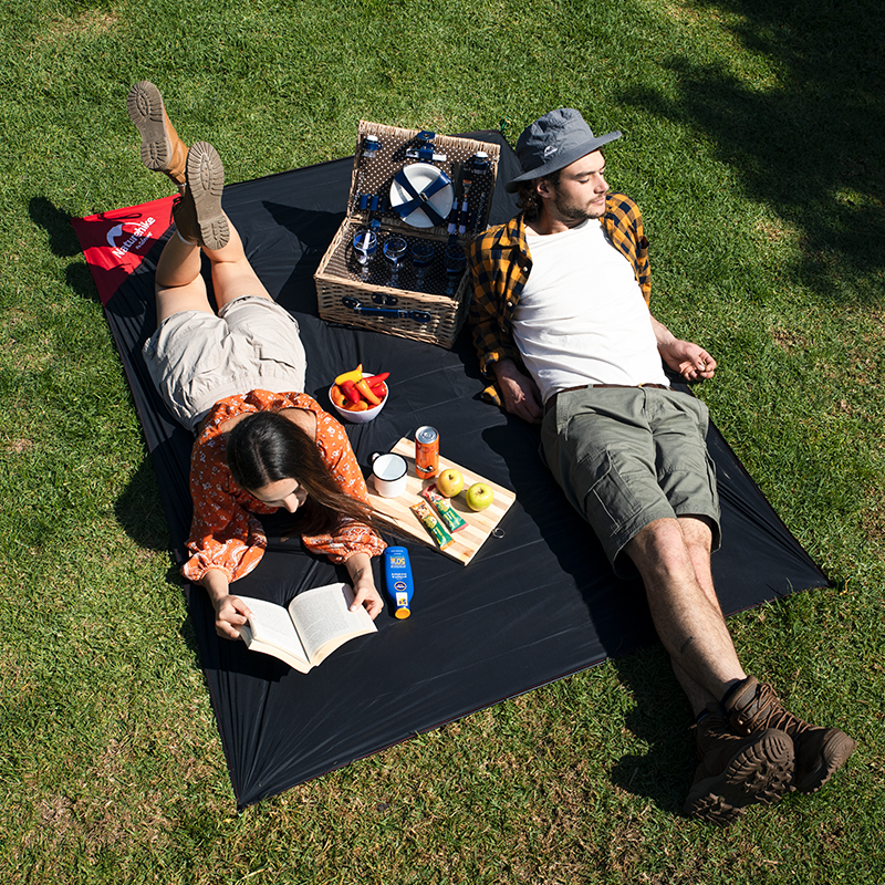 NH挪客口袋地布露营野餐布 超轻春游垫子野餐垫 便携防水户外地席