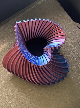 现代轻奢3D打印花瓶摆件