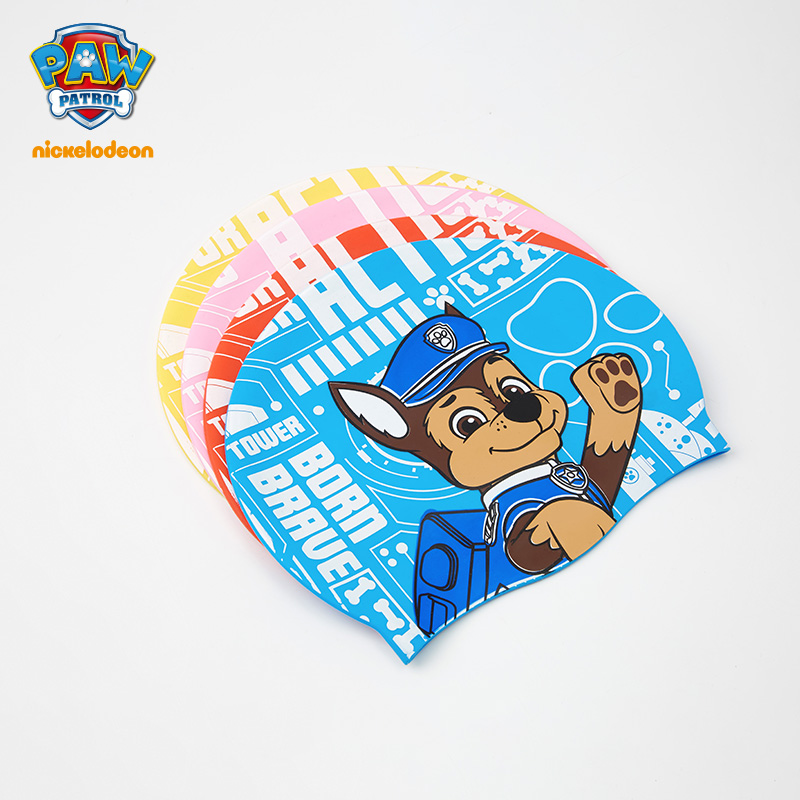 汪汪队儿童泳帽男童防水不勒沙滩硅胶帽2024夏季女孩宝宝游泳装备,淘宝优惠券,粉丝福利购,淘宝优惠卷