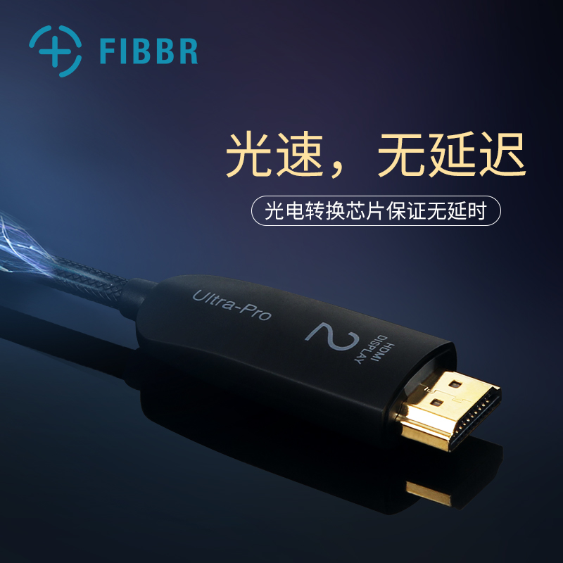 FIBBR菲伯尔光纤HDMI线2.0版4K高清线HDR1.5米/2米/3米/5米/10米-图0