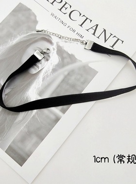 闪耀的她秦岚管文同款项圈项链黑色欧美锁骨链颈圈choker高级感女