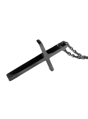 与恶魔有约宋江郑九元同款项链十字架黑色2023新款时尚大方颈链男