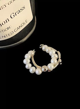 心动的信号吃吃同款珍珠戒指开口