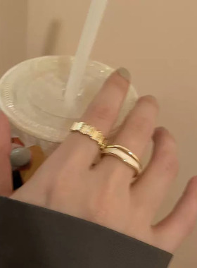 许我耀眼赵露思许妍同款银色戒指