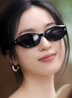 心动的信号翁青雅同款墨镜黑框时尚显瘦户外高级感百搭太阳眼镜