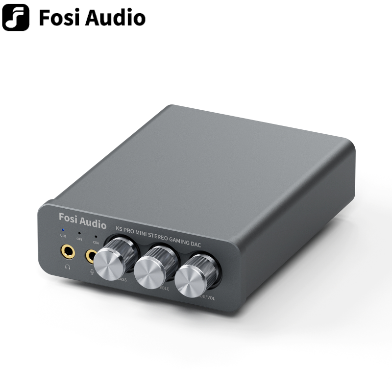 Fosi Audio K5 PRO 笔记本外置USB独立声卡PS5台式机音乐HIFI游戏 - 图3