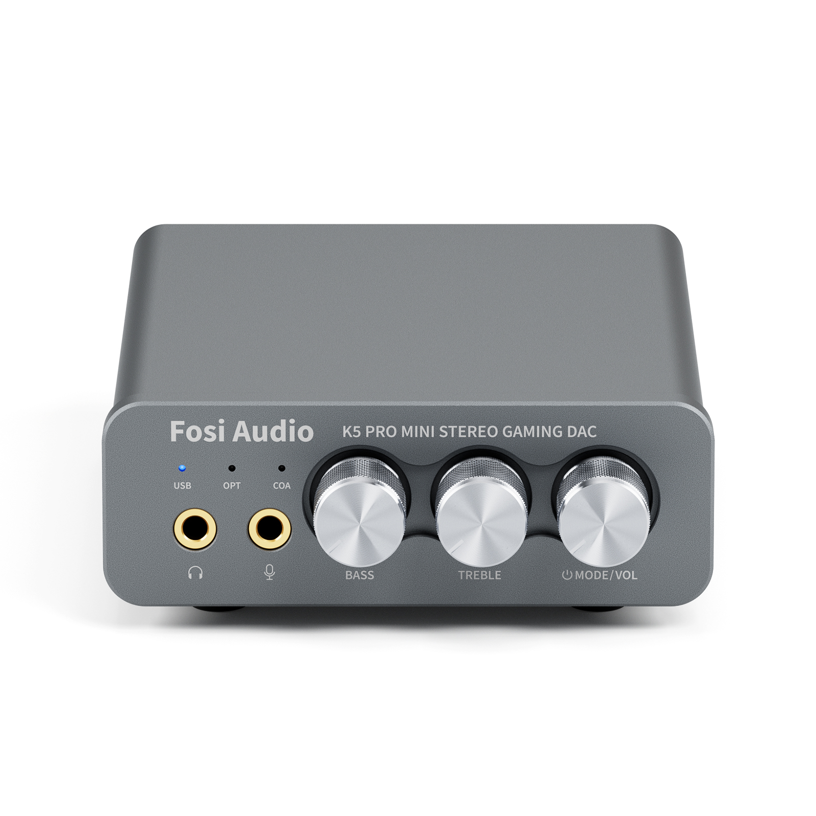 Fosi Audio K5 PRO 笔记本外置USB独立声卡PS5台式机音乐HIFI游戏 - 图0