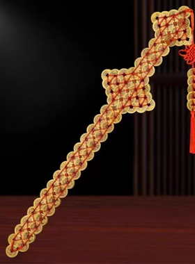 黄铜材质祝福中式客厅