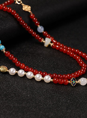 百搭汉服男女同款软璎珞琉璃珠