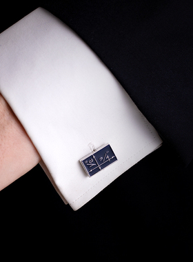 珐琅法式袖扣男士袖口扣钉衬衫袖口钉衬衣袖钉定制 Cufflinks