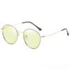Genuine anti-blue radiation glasses for women and men, light-changing color protection, round frame, eye protection, unlimited number, flat light, trendy light Korean version