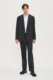 South Korea's Ziozia Group's high-end brand, fashionable, loose and casual black wide-fit men's suit