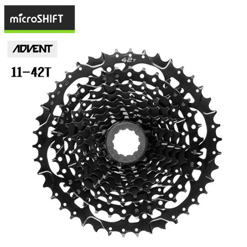 微转microshift速降越野ADVENT变速器1X9速 套件后拨 指拨飞轮42T - 图1