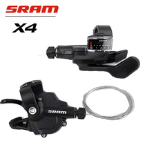 SRAM speed link X3 X4 finger dial Windows version left 3 right 7 8 speed 21 speed 24 speed mountain bike P8 folding car finger dial