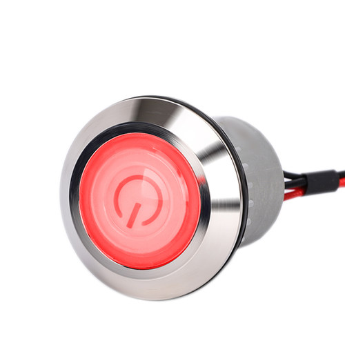 炉灶防水按钮开关22mm/30mm灶台风机商用猛火灶点火金属自锁按钮 - 图3