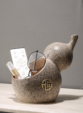 精选放钥匙收纳j葫芦摆件创意家居客厅入户玄关进门口鞋柜装饰品