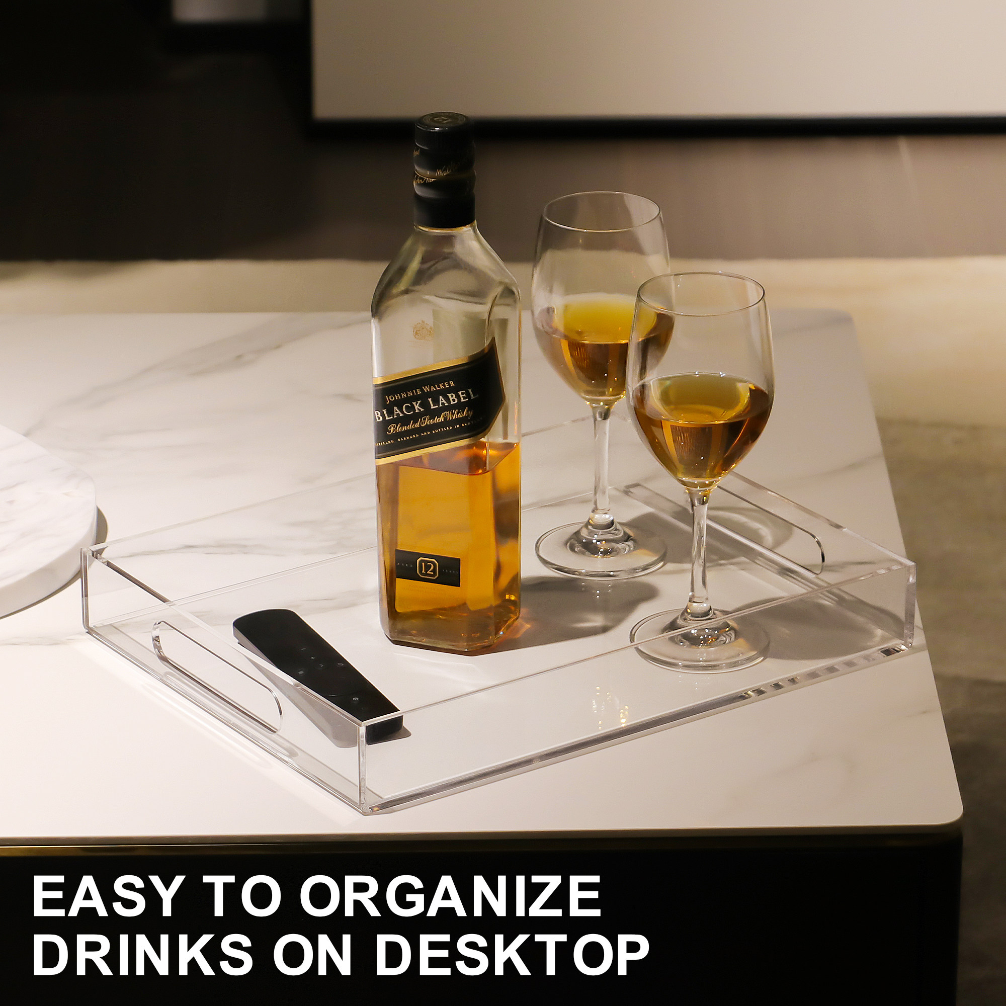 尾货清仓~亚克力托盘方形透明家用酒店桌面餐具面点甜食酒杯收纳,淘宝优惠券,粉丝福利购,淘宝优惠卷