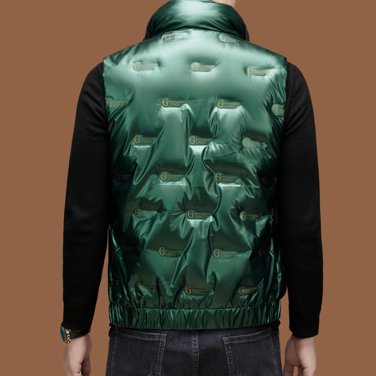 意大利正品立领羽绒马甲外套2025冬季男士时尚潮流百搭羽绒服背心,淘宝优惠券,粉丝福利购,淘宝优惠卷