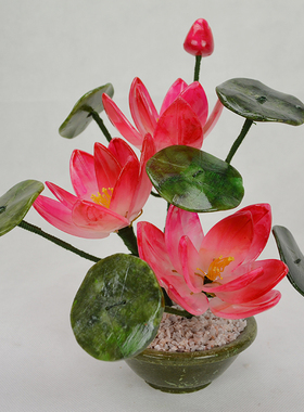 玉石客厅摆件工艺品结婚礼物