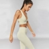 RESHAPE / Tu sửa Varley Deep V-Vest Đồ lót yoga cường độ thấp Birch White Walsh - Đồ lót thể thao