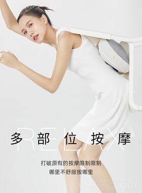 正品斯腰部按摩器腰椎肩解颈腿部揉捏热敷彷人手缓易疲劳靠顿垫按
