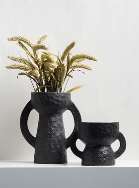 侘寂风归闲陶瓷艺术摆件样板间