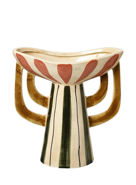 简约现代窑变裂纹釉陶瓷花瓶