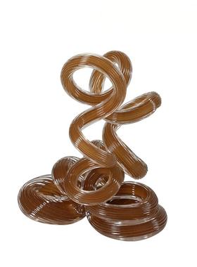 创意轻奢抽象手工玻璃雕塑摆件