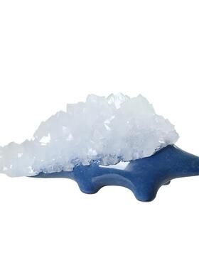 现代简约水晶石圆环摆件