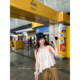 MLS ເນື້ອຜ້າອ່ອນໆ heartthrob light and elegant summer new 2026 tops women's oblique shoulders oblique ruffled tops multi-layered