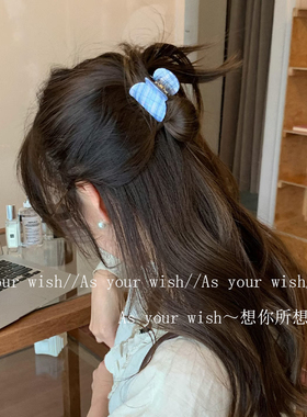 可爱小号鸡毛鲨鱼夹半扎发盘发