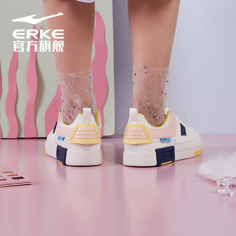 鸿星尔克休闲鞋2020秋季新款女鞋 鸿星尔克板鞋/休闲鞋