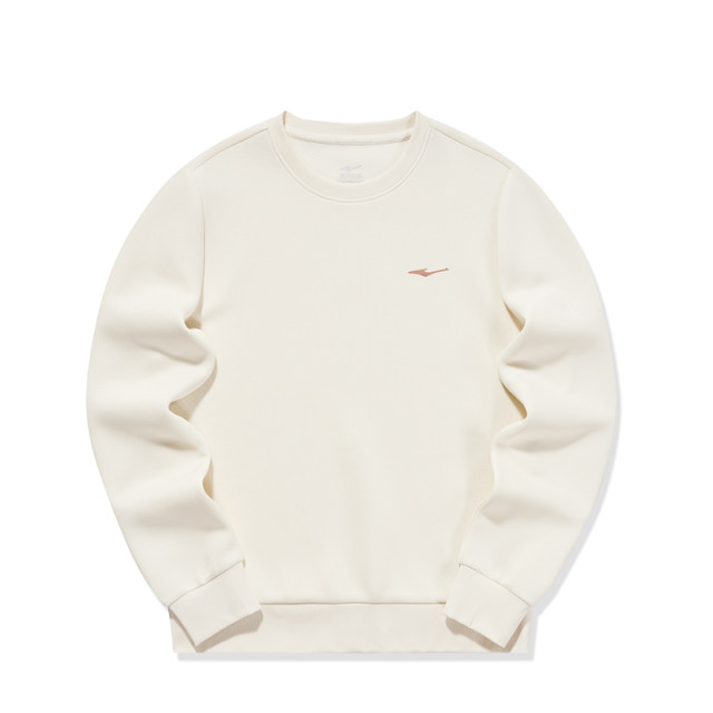 Hongxing Erke Sweater ແມ່ຍິງ 2026 ພາກຮຽນ spring ໃຫມ່ກິລາແມ່ຍິງ Round Neck ແຂນຍາວສີຂາວເຄື່ອງນຸ່ງຫົ່ມແມ່ຍິງສູງສຸດ